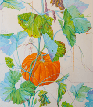 Rouge Vif Installation — Detailansicht Aquarelle